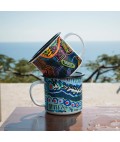 Aboriginal Art | Enamel Mug | Justin Butler